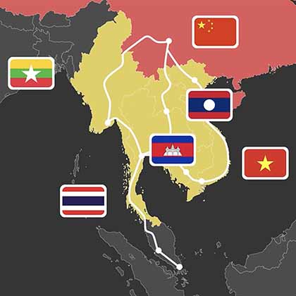 Bangkok, Thailand, is a hub in China’s larger Belt and Road vision of a Pan-Asian Railway network that includes neighboring Southeast Asian countries. (VOA)
