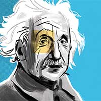 Portrait of Albert Einstein
